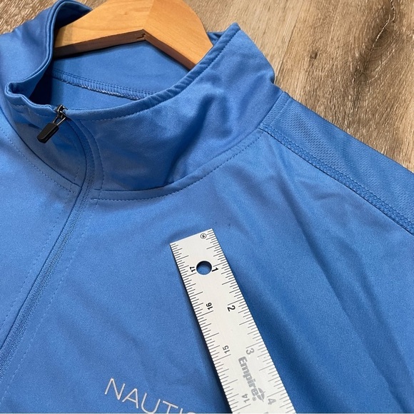 Nautica Angler Men’s XXL Fishing Pullover 1/4 Zip Blue Long Sleeve Ultracool - Picture 7 of 16